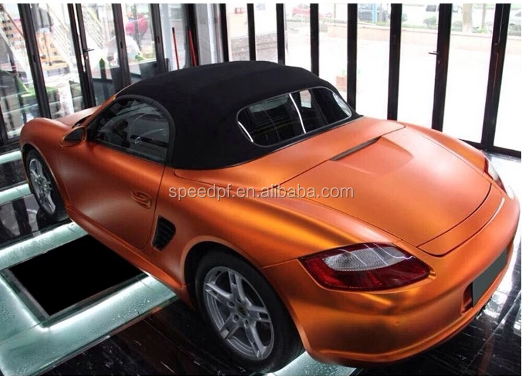 New arrive hot sales Self adhesive low price High stretch ice film vinyl wrap chrome matte