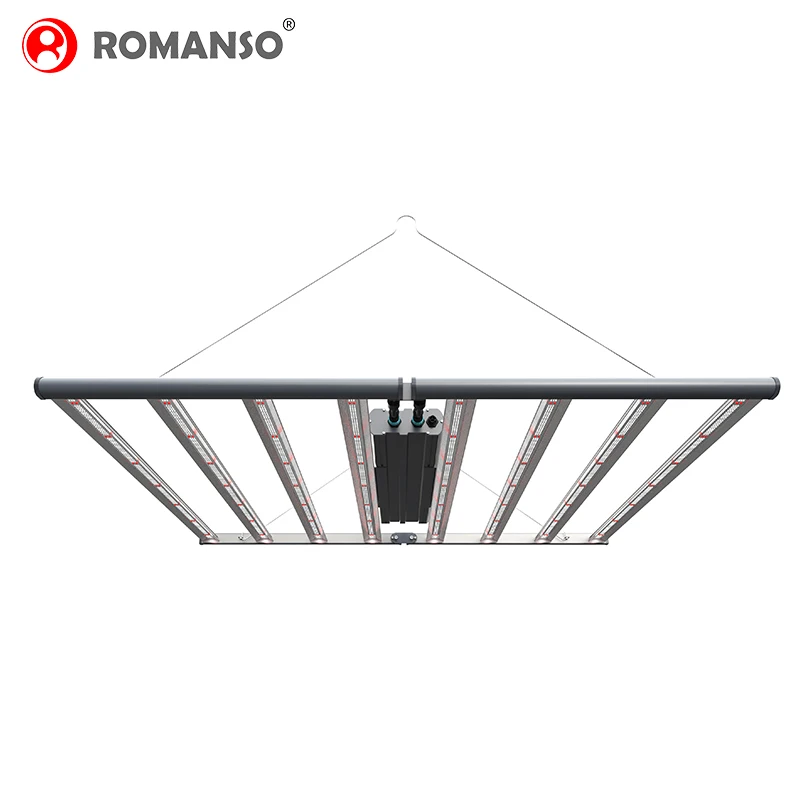 
Romanso 630 watt 8 bar grow light led cob cree high quality ip65 waterproof led plant grow light 