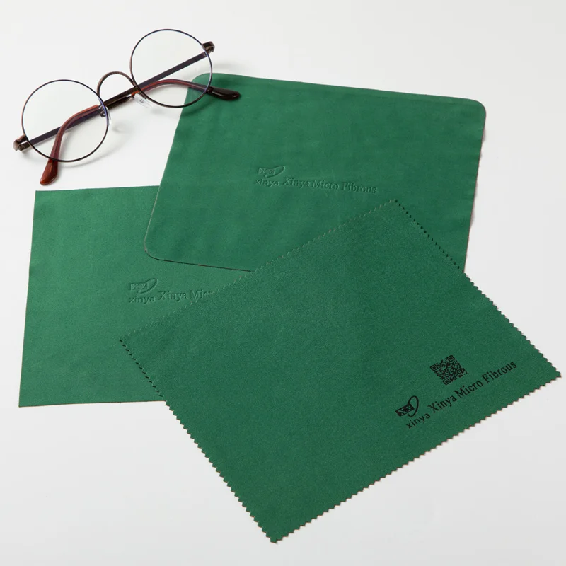 Wholesale Customization 80% polyester and 20% polyamide microfiber lens cloths glasses cleaning cloth for glasses