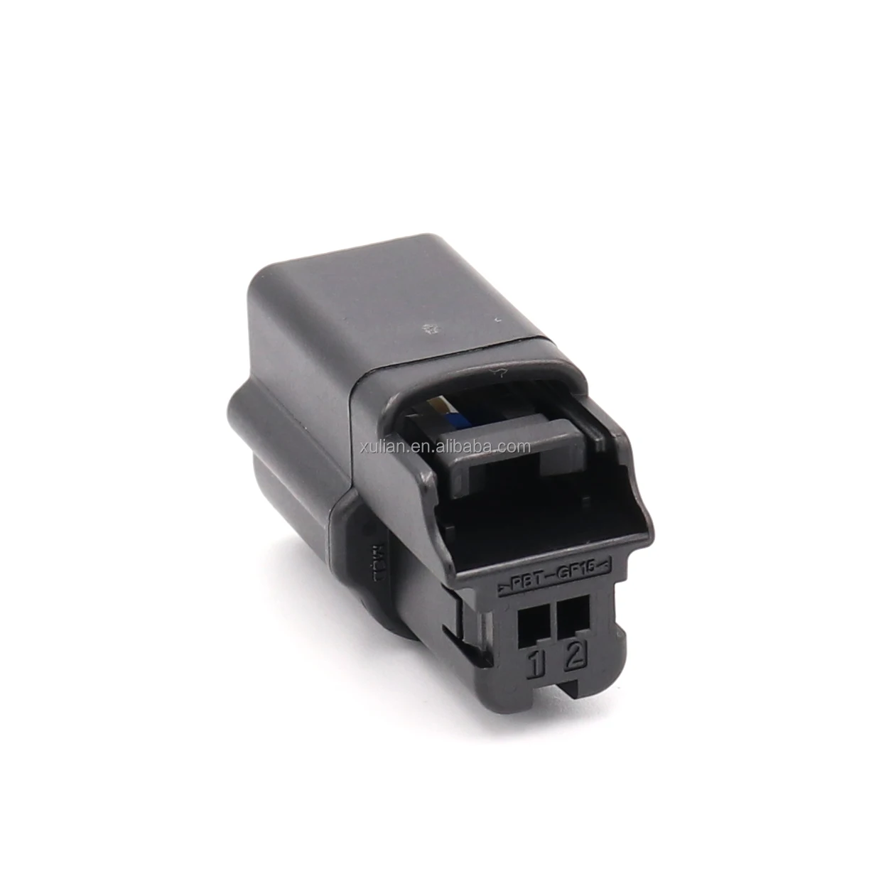 2 way  auto connector MX64 FEM 1X2 GETMETAL WOCPA BLK POLB/2 wire harness  34975-2500
