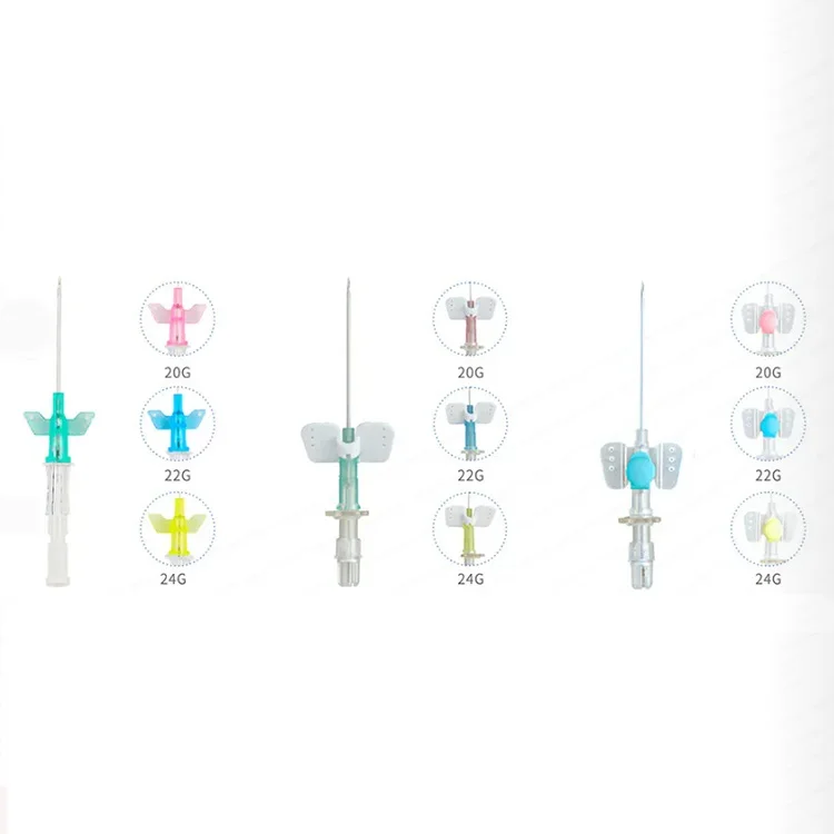 
Disposable Healthcare Sterile Butterfly Type Injection Port I.V Needle Indwelling Cannula with CE 