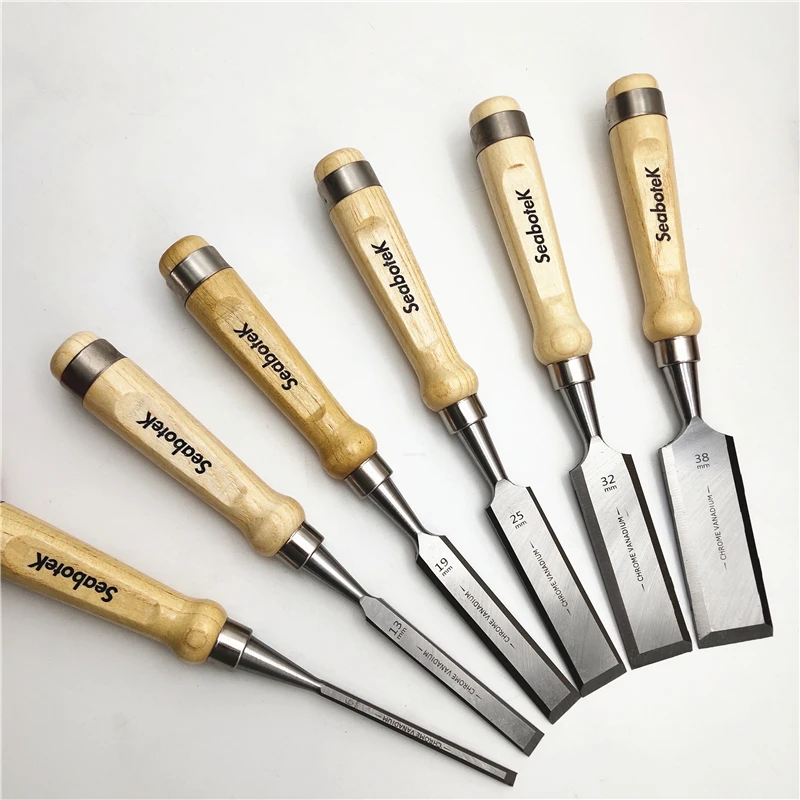 High Quality Woodwork Flat Chisel With Wooden Handle
