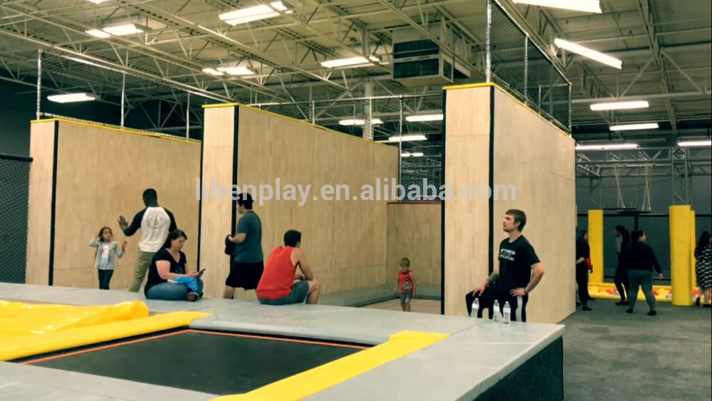 1300sqm ASTM Standard Commercial Adults Indoor Trampoline Park