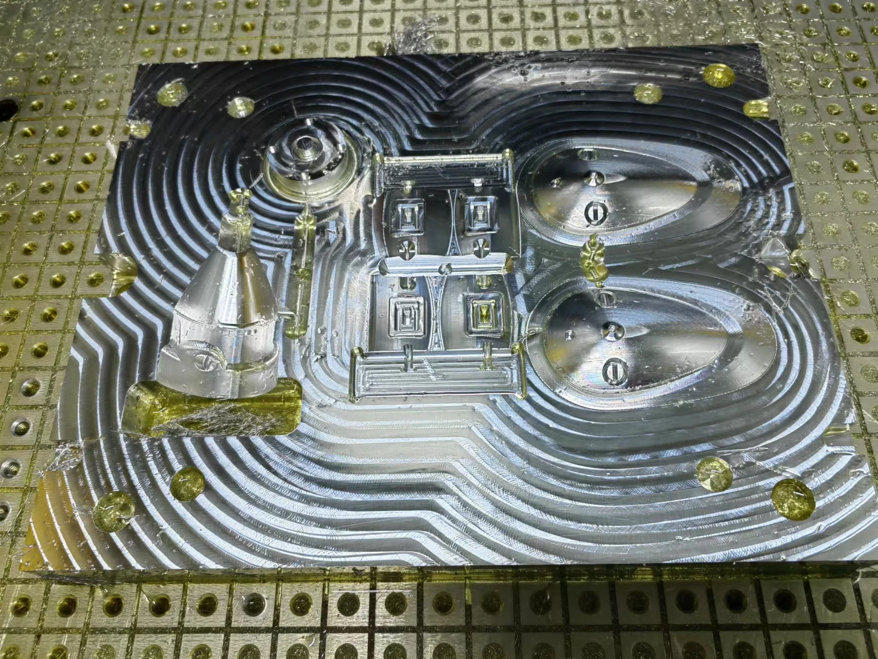 RY-540 ATC Steel Aluminum Injection Mold Precision Metal Mini CNC Engraving Machine