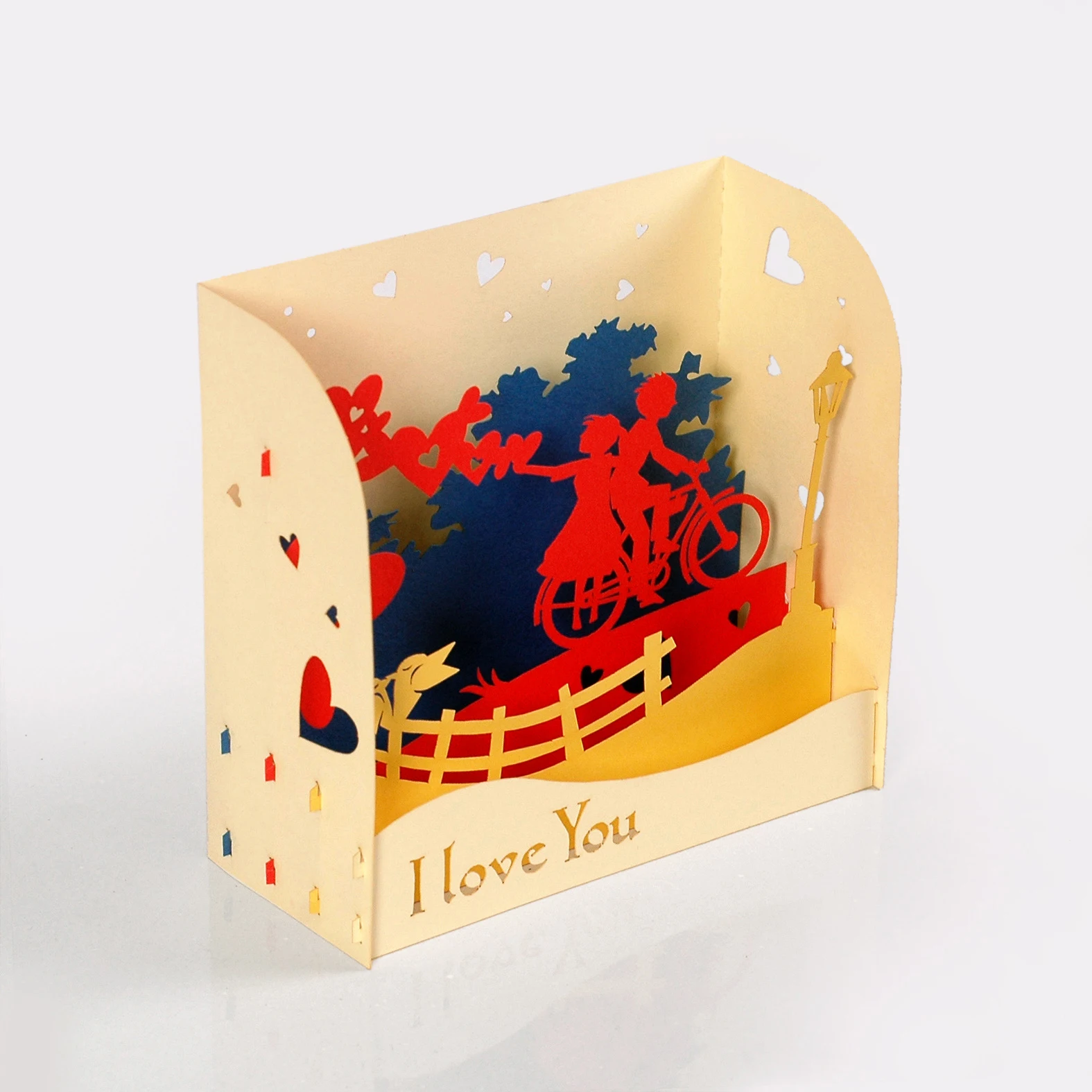 Best Price Wholesale Vietnam Manufacturer Happy Valentines Day Pop Up 3D Gift Greeting Cards