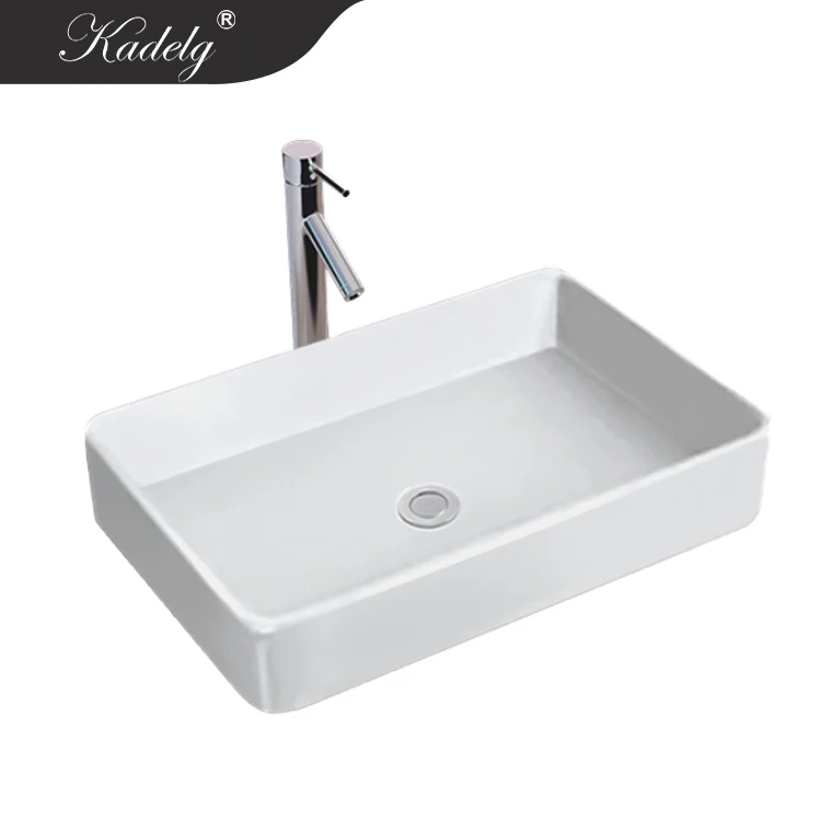 
Rectangular Shape Large Size Sanitary Ware Vessel Sink Bathroom 