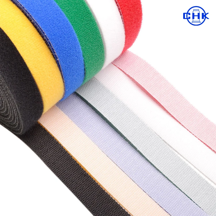 Elastic Hook And Loop Hook And Loop Tape Embossed Hook And Loop Tape
