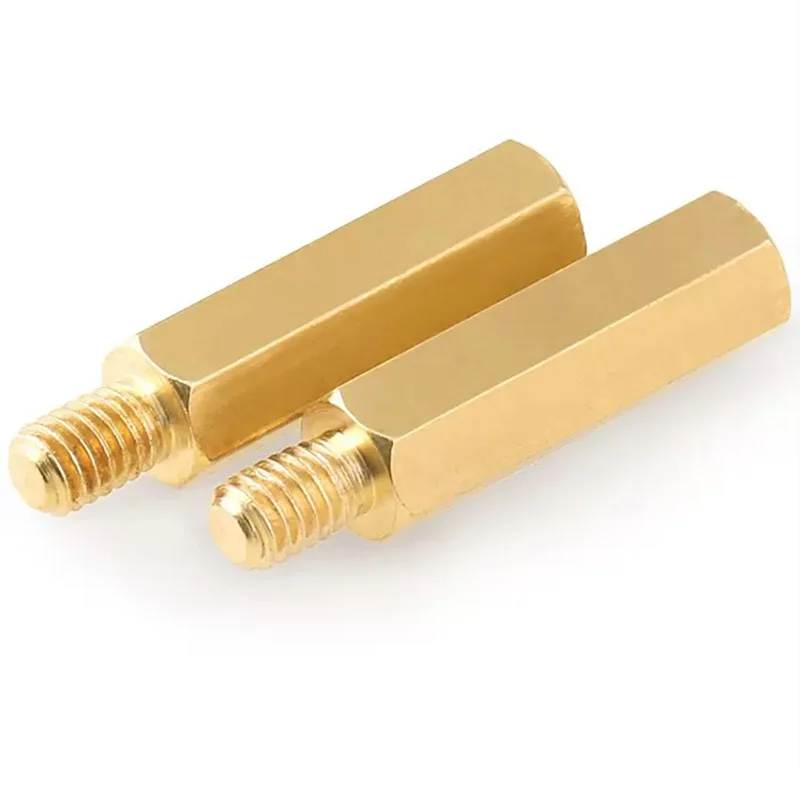 M3 single head hexagonal copper column screws hexagonal isolation column [M3 brass column series] screw caps