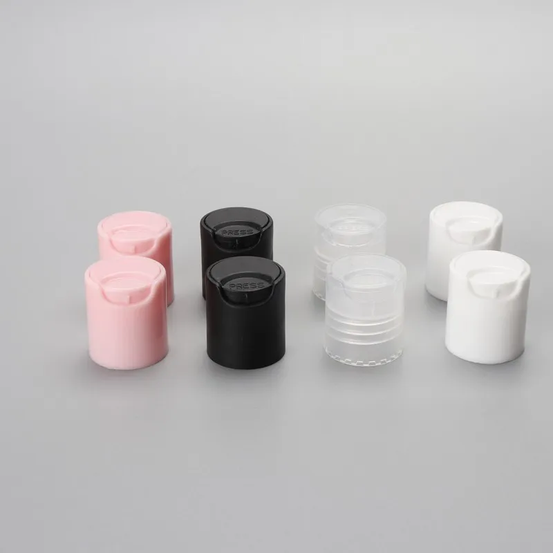 Factory Good Quality Supplier Alumina Twist Top Cap Top Button Plastic Bottle Cap Shampoo Disc Top Cap Gold