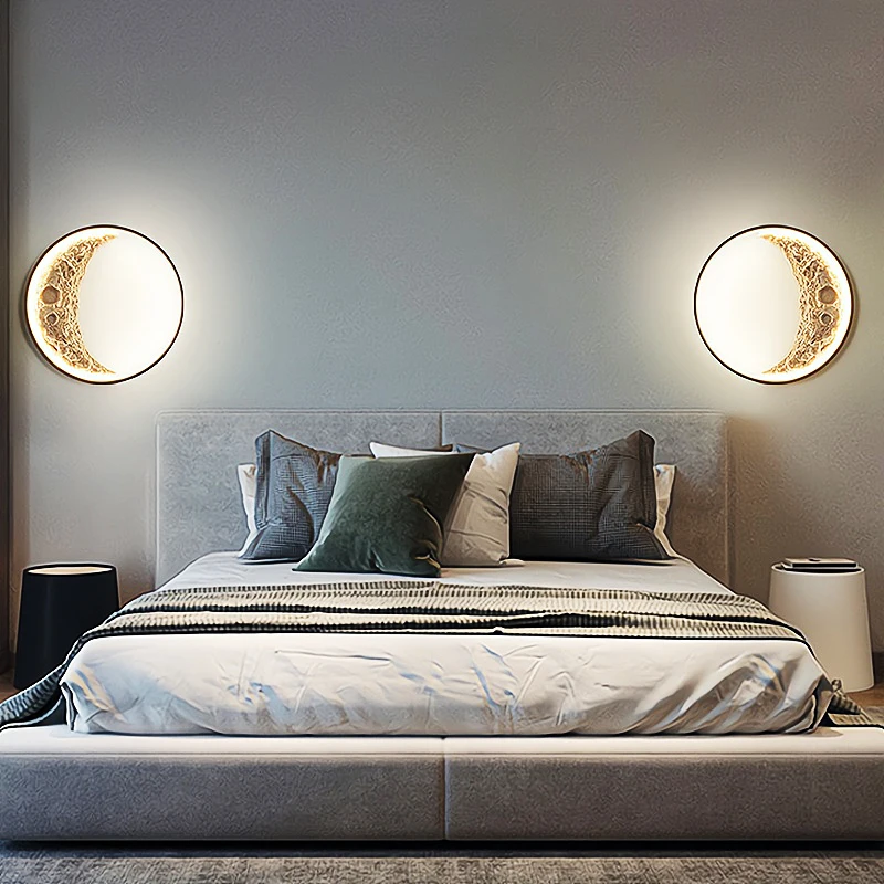 Starry Sky Room Decorative Lights Indoor  Light LED Modern Art Wall Lamp Moon Modeling Star Decorative Moon Lamp