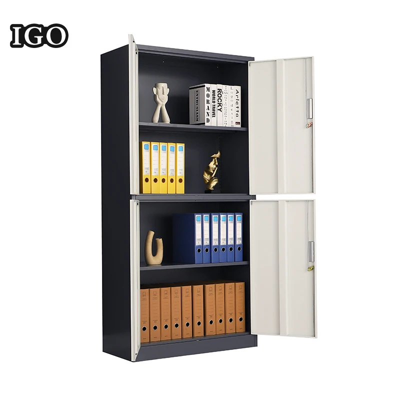 factory popular large space office cupboard library file cabinet living room storage cabinet white home storage cupboard