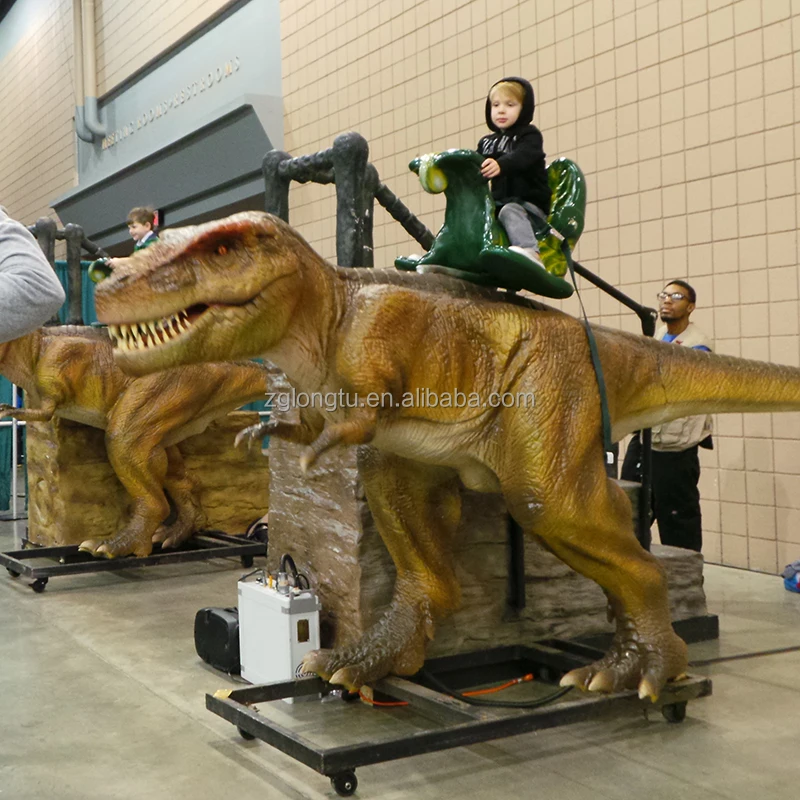 Shopping Mall Plaza Kids Game Renting Business Party Dino Rides Coin Operated Game