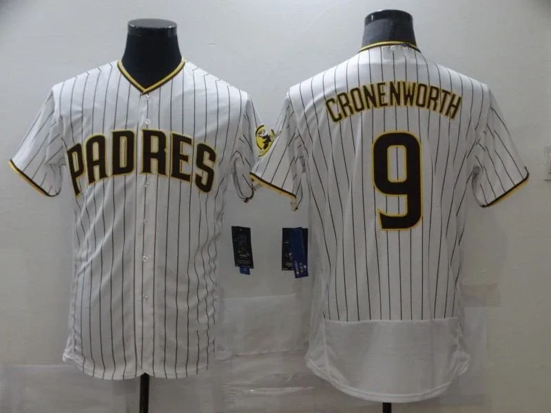 Wholesale Best Quality Custom Cheap Stitched Baseball Jerseys San Diego Padre 23 Tatis Jr. 13 Machado 9 CRONENWORTH