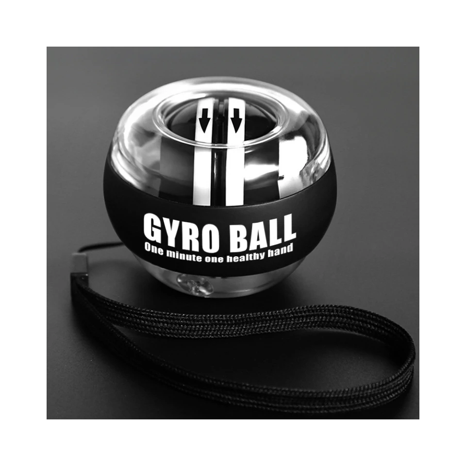 LED light Gyroscope Autostart Range Gyro Power Grip Ball Counter Arm Hand Muscle Force Trainer centrifugal wrist strength device