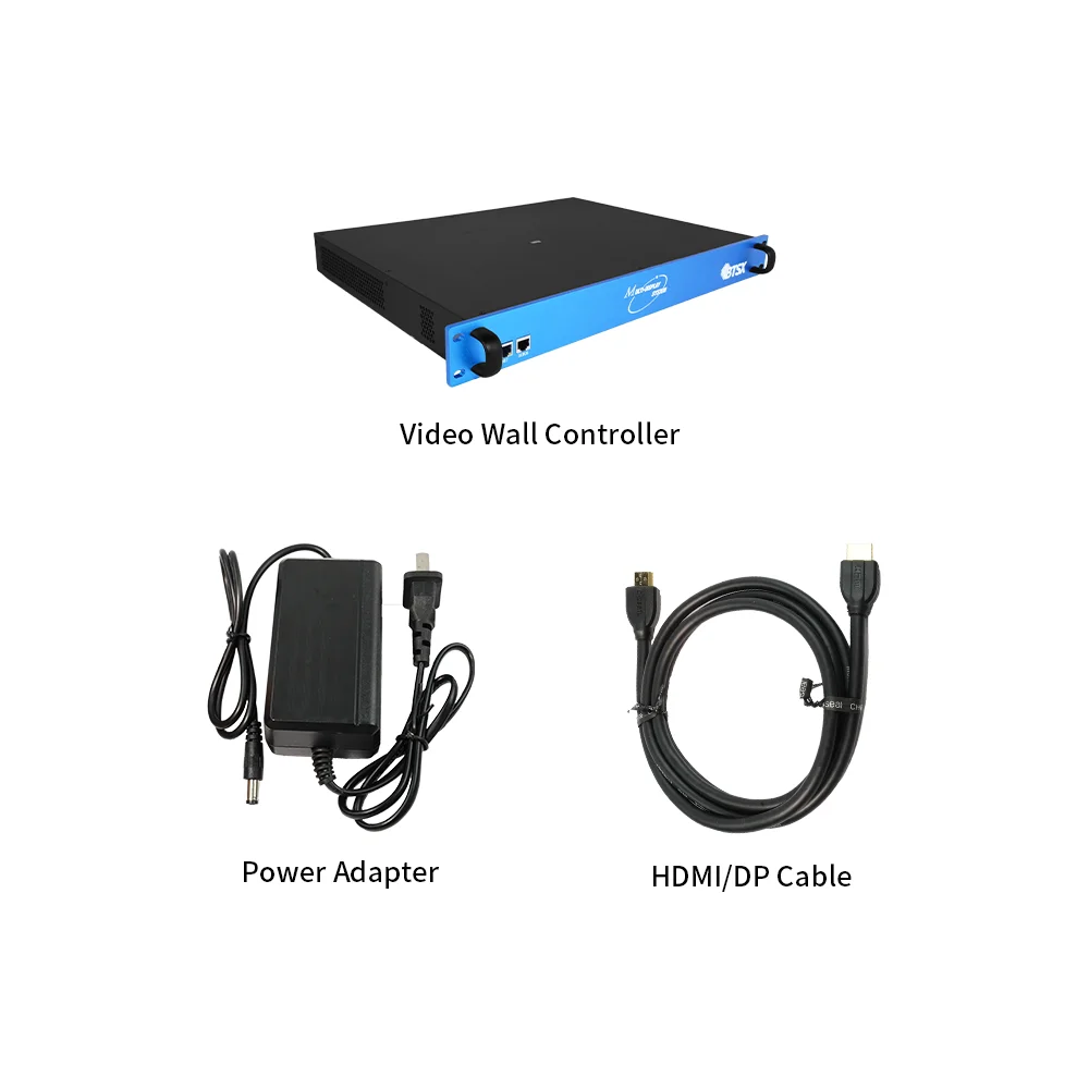 HD HDMI 2 Inputs 4 Outputs 4K 8K 1X2 1X4 2X2 HDMI TV Splicing Processor Video Wall Controller