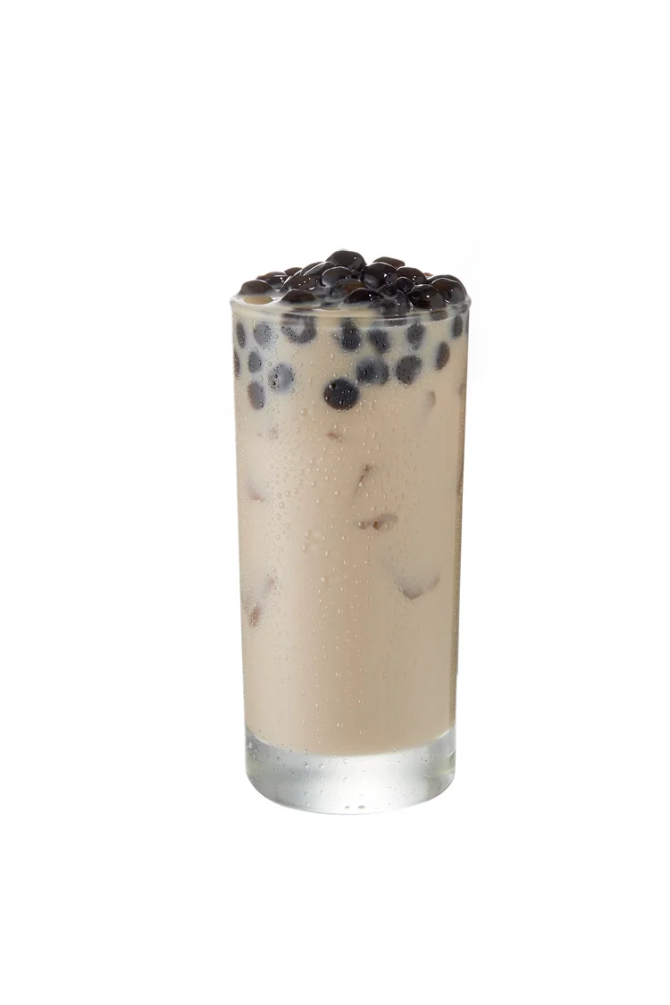Brown Sugar Black Tapioca Pearls Boba Taiwanese Bubble Tea Ingredients 8.5 MM For Export