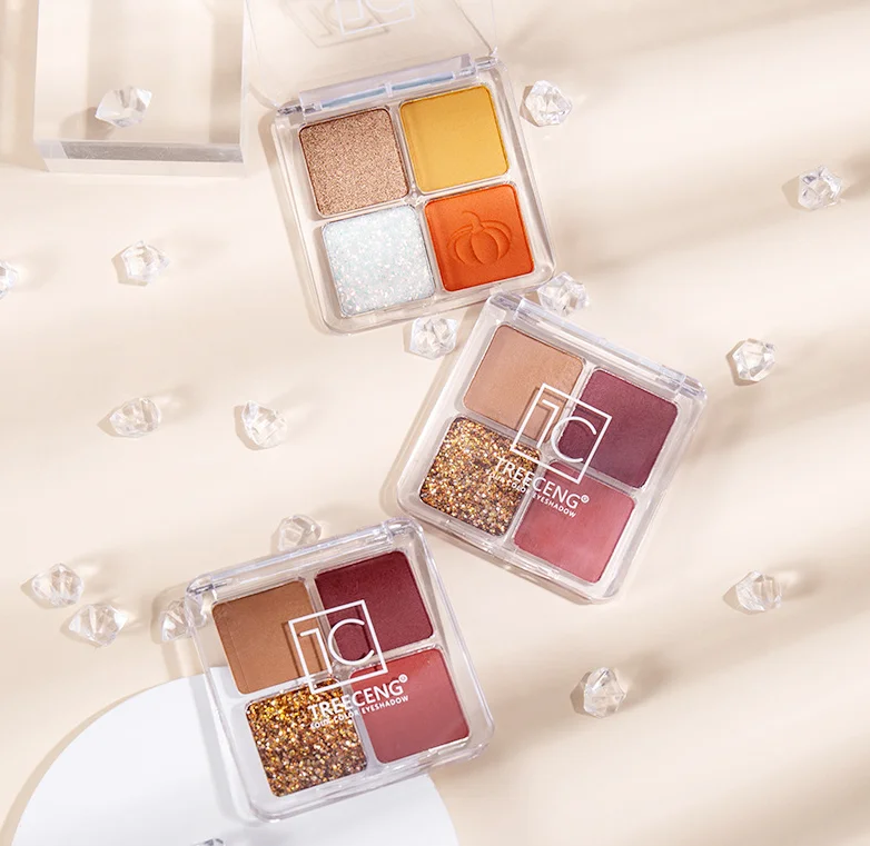 Eyeshadow Cosmetics Factory Direct Sale Portable Permanent Makeup Natural Lidschatten Big Eyeshadow Palette Private Label