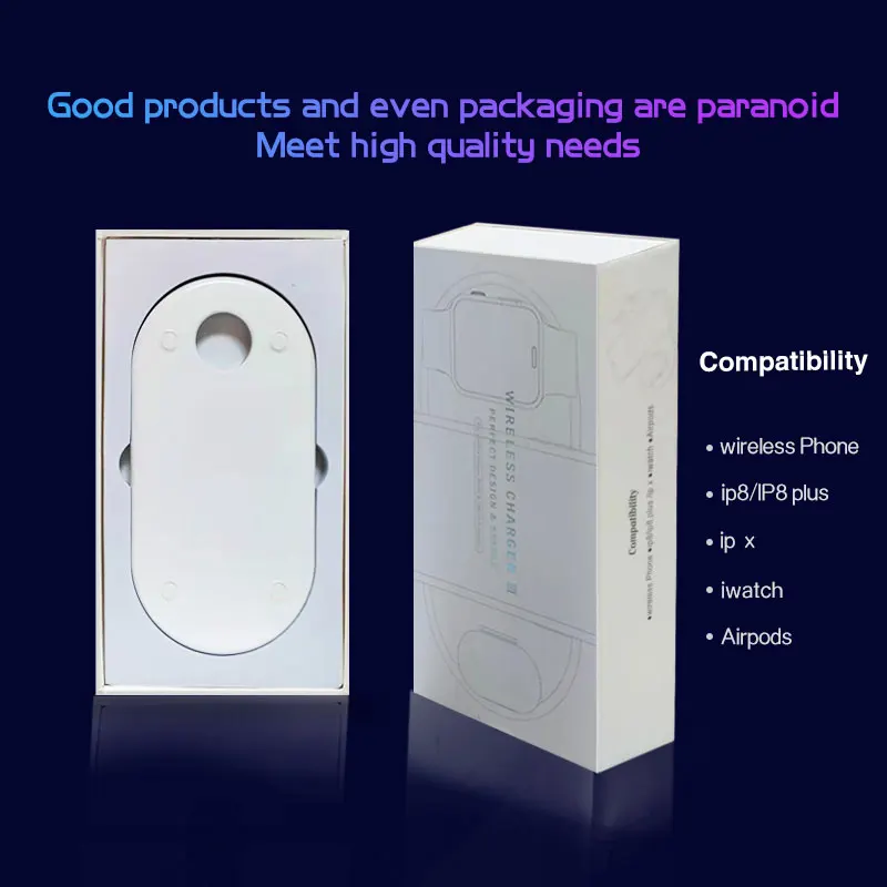 
New Arrivals Universal Wireless Charger 2020 Best Seller Mobile Phones Wireless Fast Charging Station Charger 3 In 1 