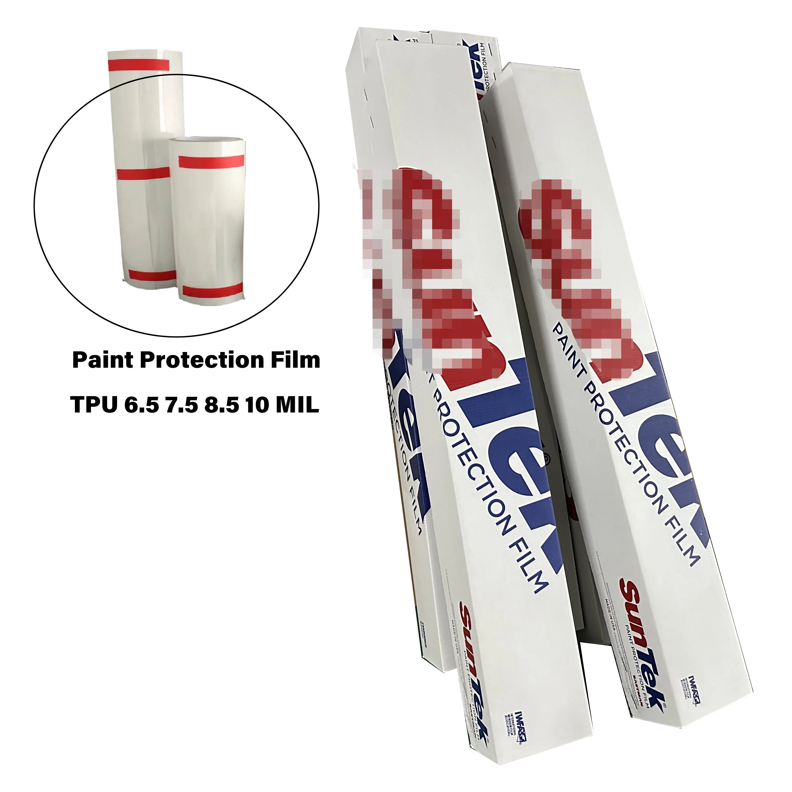 Suntek Hot Selling 6.5mil 7.5mil 8.5mil 10mil TPU High Gloss Anti Yellowing PPF Car Paint Protection Film