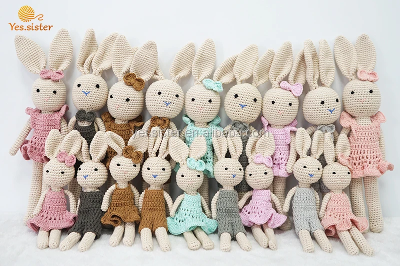 Super  Soft 100% Cotton Amigurumi Crochet Baby Toys