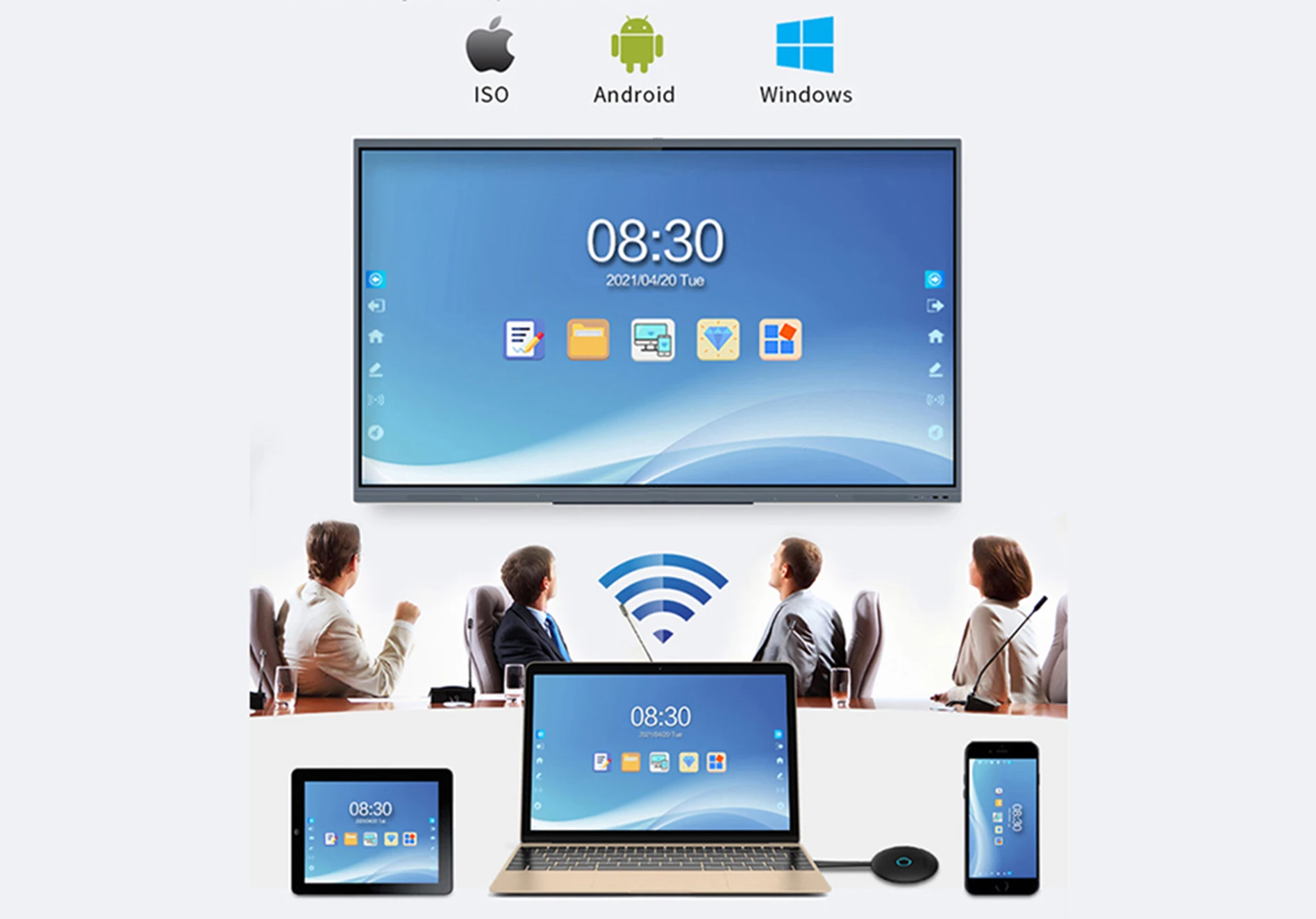 55 65 75 85 86 98 110 inch HD 4k Lcd Display Smart Bord Interactive Panel 75 Inches Digital Smart Interactive Board For Teaching