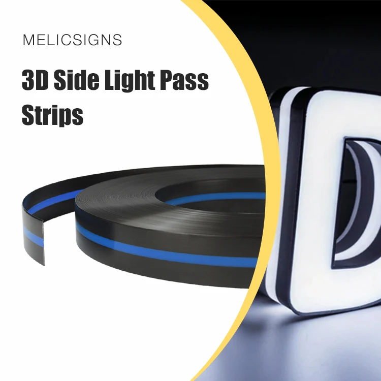 Hot Selling 3D Advertising Signage Blue Color 3 4 5 6 7 8cm 1mm Thickness ABS Material Penguin Metal Tools