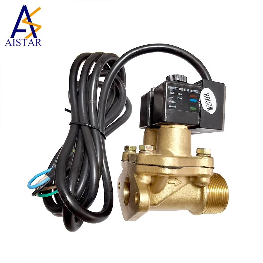 Aistar 1 inch Fuel Dispenser 220V /12V / 24V Explosion - proof Solenoid Valve / Brass Valve
