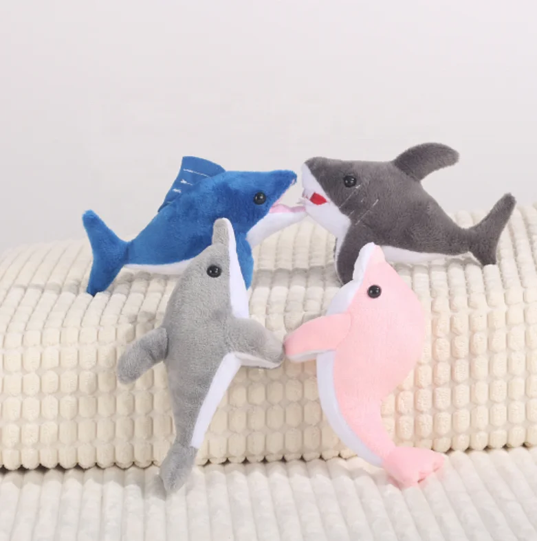 Shark bouffalant plush Mini Plush Shark Toy Small Cheap Stuffed Animal Keychain Toy