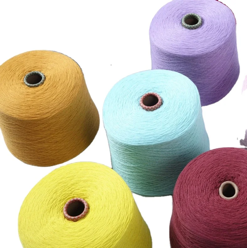 Twisted High Tenacity Tex18 (150D/1 20000m) 100% Filament Polyester Textured Yarn for Overlocking Thread