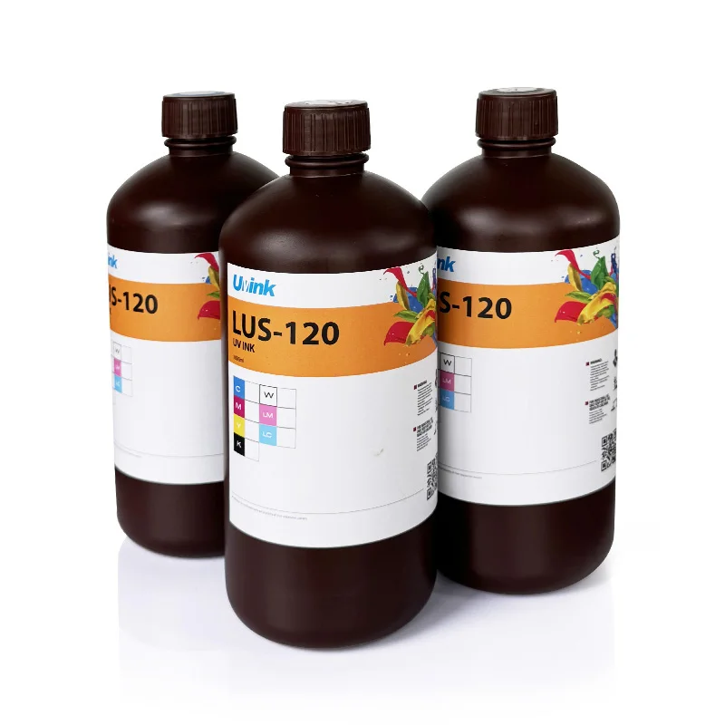 high quality LUS-120 mimaki UV ink with Chip for SIJ-320/UCJV300/JFX200/JFX500/UJF3042MKII/UJF-A3MKII/UJV55/UJV500