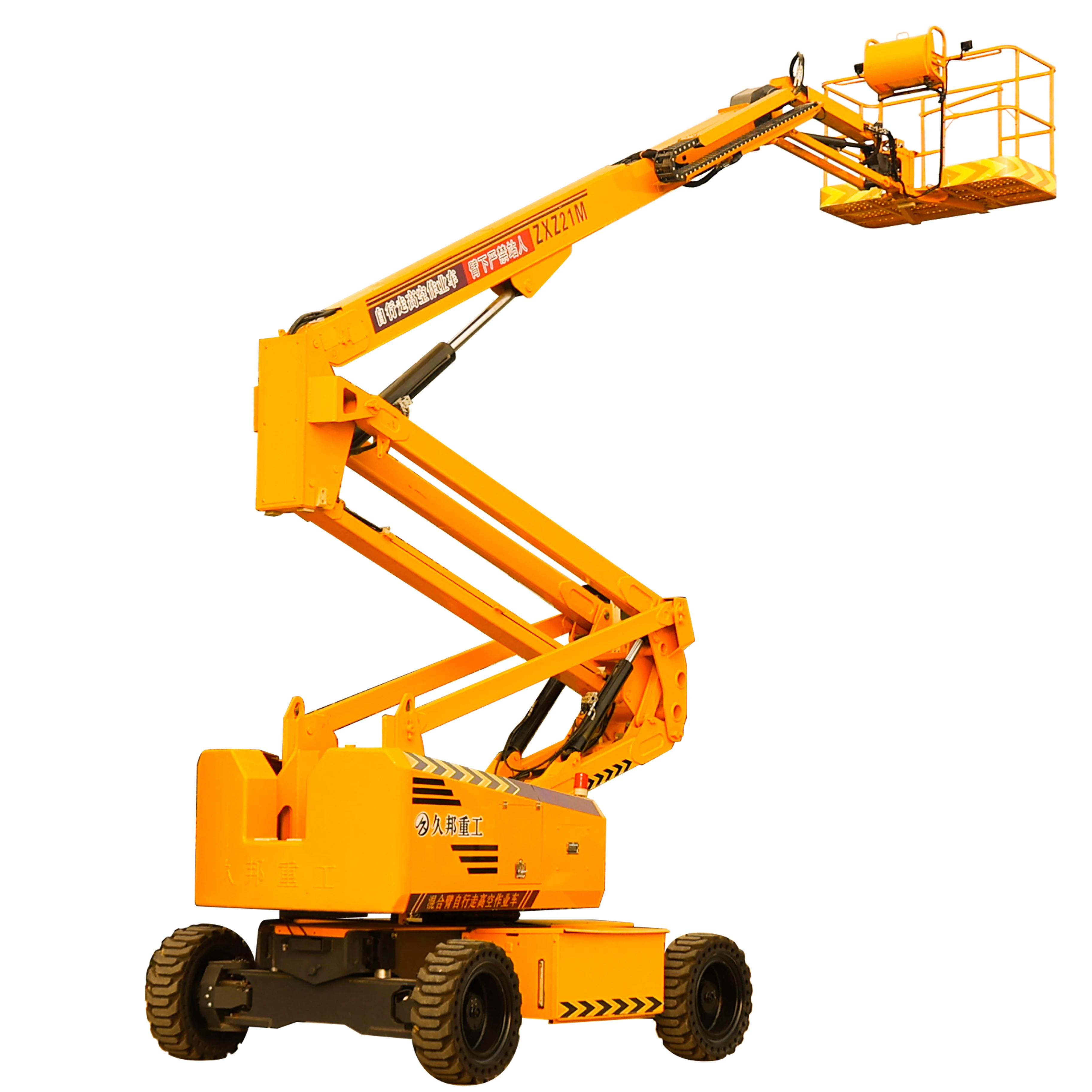 Self-Walking Aerial Work Platform for Construction Efficient and Portable Machinery