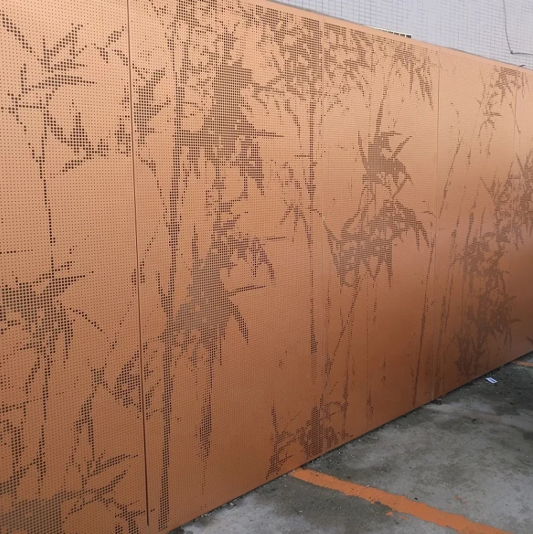 Metal Exterior Laser Cut Privacy Fencing Panel metal fenc price