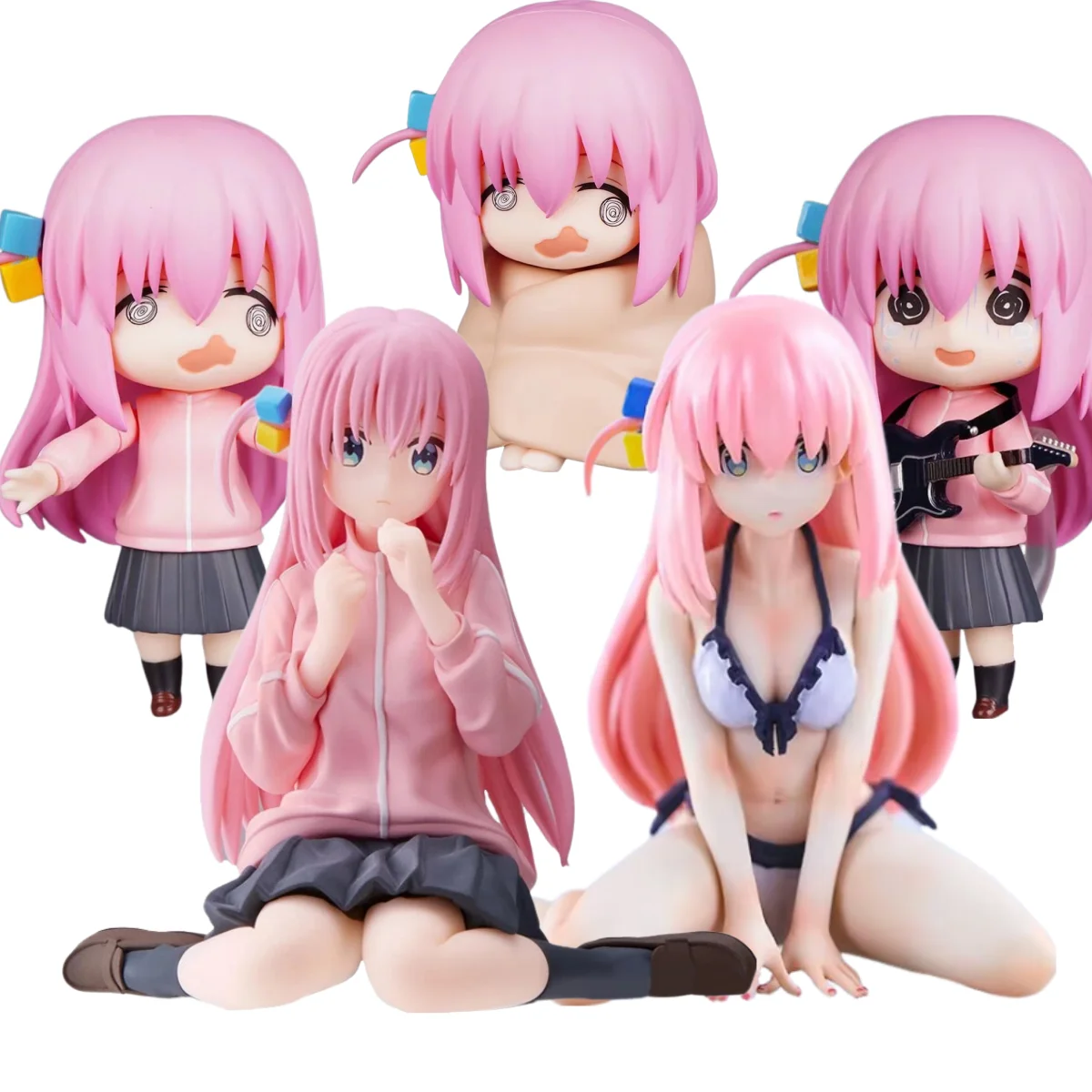 Hot Anime Bocchi the Rock Gotoh Hitori PVC Action Figure Sexy Girls Figures Anime Figure Collector Birthday Gifts Doll