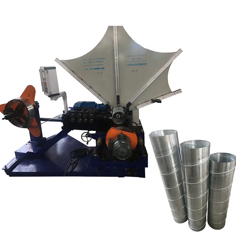 Spiro steel pipe and tube making machine