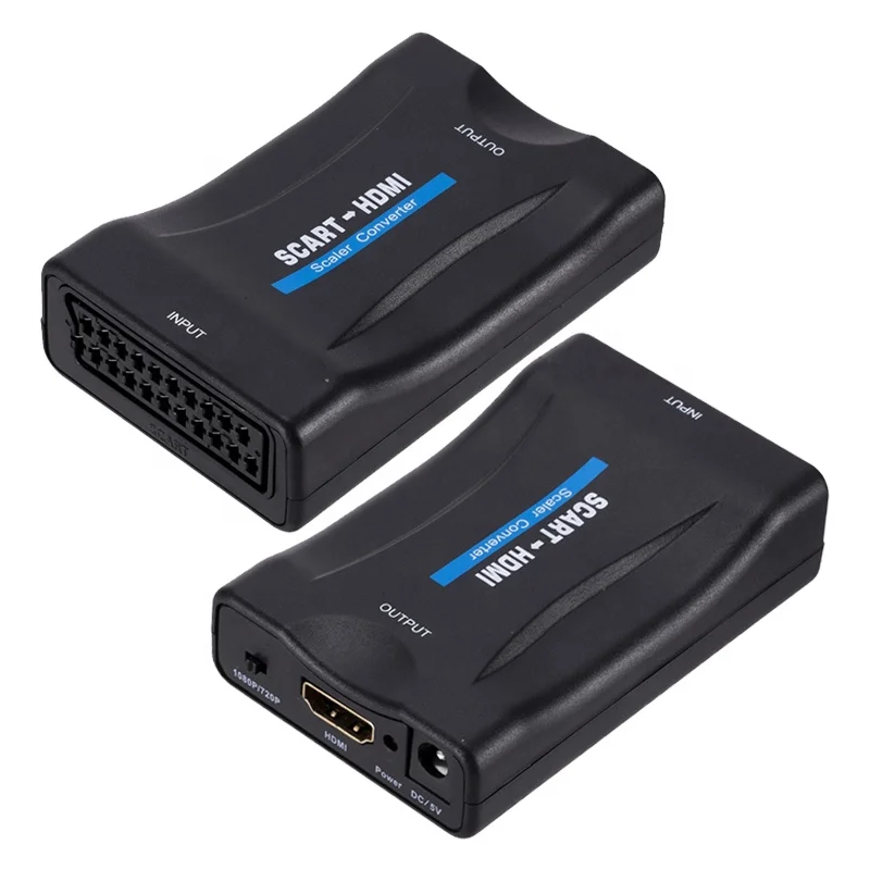 Xput Scart 2 HDMI Adapter Converter 1080P Scart Female To HDMI Female Video Adapter Converter