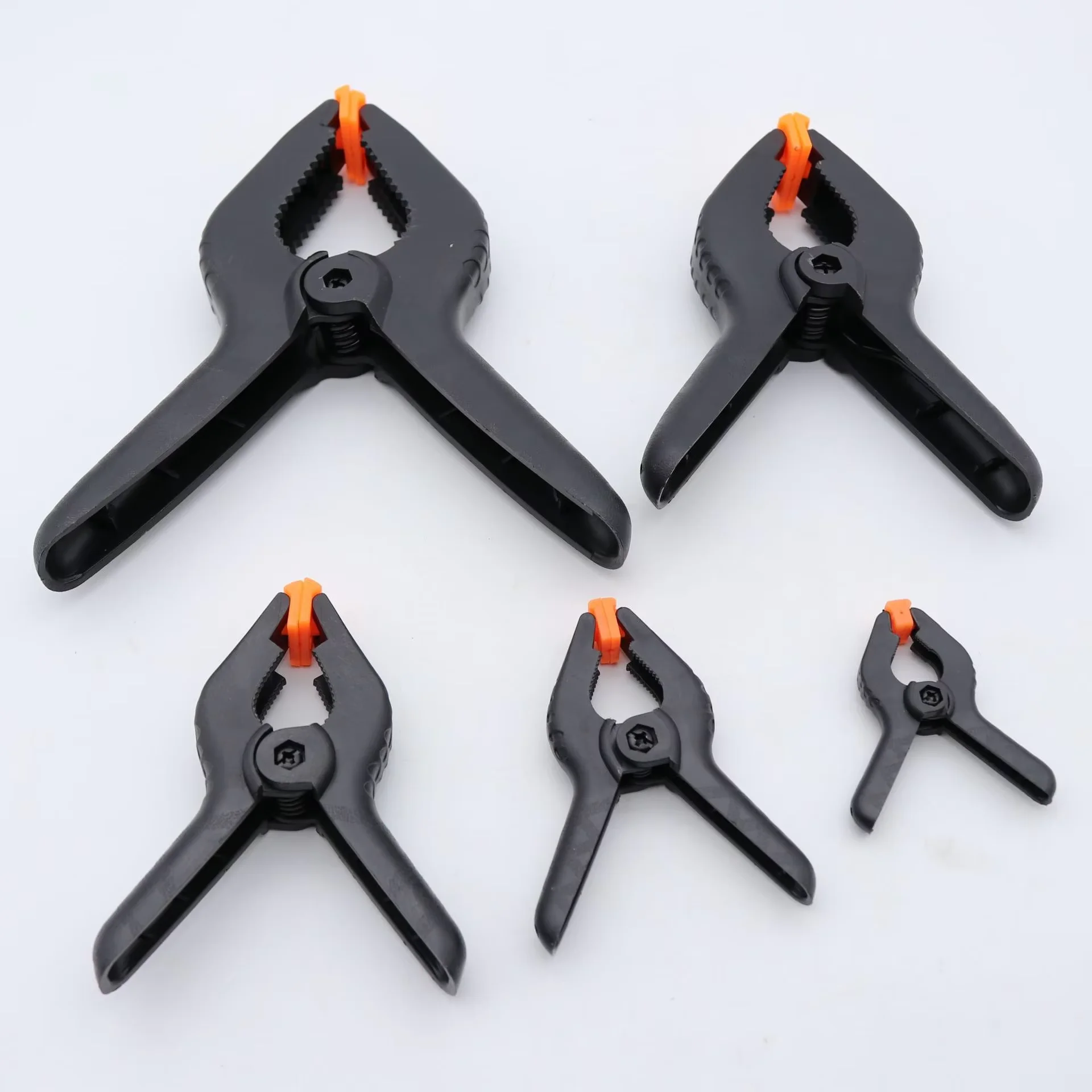 Spring Clamps Woodworking Tools Plastic Nylon Clamps a Shape Spring Clamp Hanger Card/plastic Bag Inch Standard