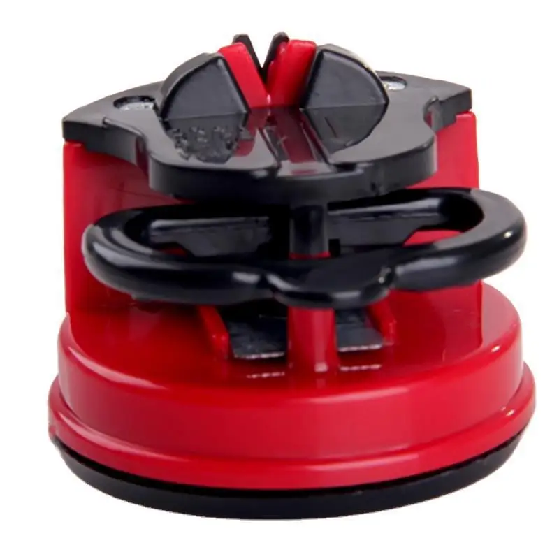 Wholesale OEM Hand Manuel Plastic Absorption Color box pack Kitchen sharpening stone Mini Portable knife sharpener