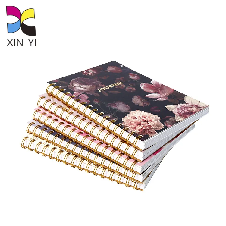 Китайская фабрика, бесплатные образцы, печать логотипа на заказ, спиральные блокноты, печать