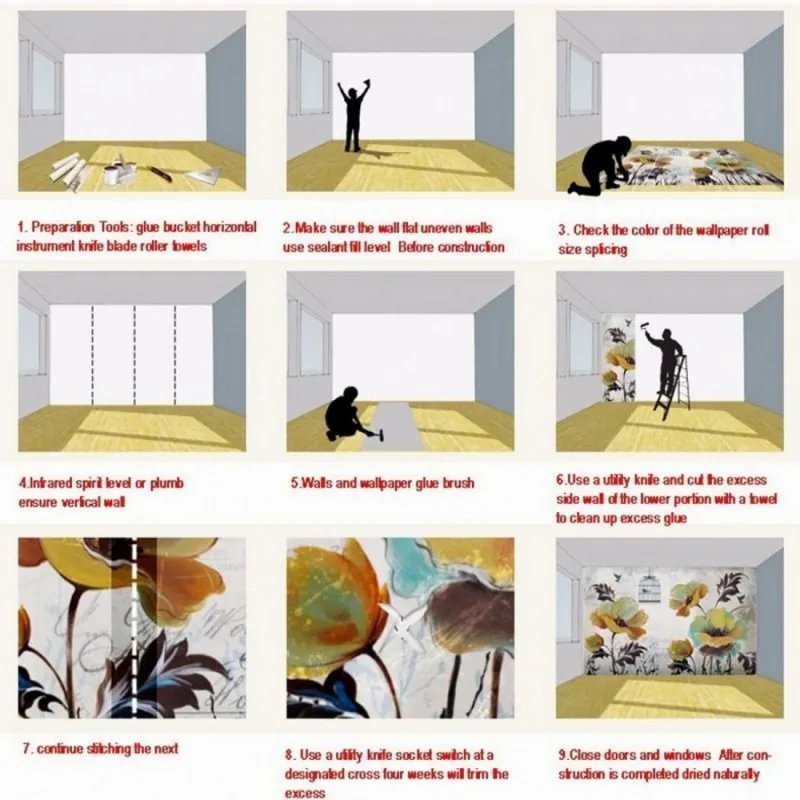 Custom 3D Photo Wallpaper Cartoon House Castle Children Room Bedroom Background Wall Painting Baby Princess Room Decor Mural