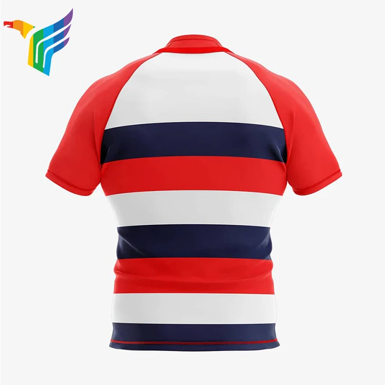international rugby jersey 2022 Oem Sublimation Custom Super Fiji Rugby League Jersey Mens Your Own Design Rugby Uniform