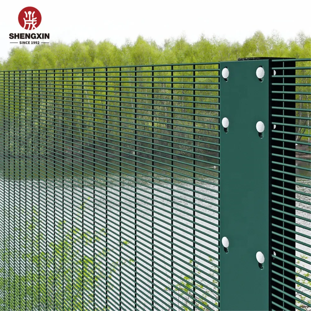 Africa Market 358 Anti Climb Fence High Security Anticlimb Clear View Clearvu Fence Prison Fence