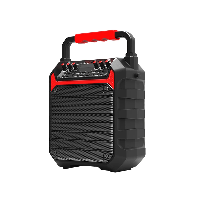 Foreign trade style outdoor wooden audio speaker DJ stage K song Bluetooth audio charging high power audio