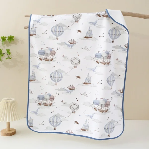 Custom Waterproof Bed Cover Mattress Pad Washable Diaper Changing Pad Infant Mattress Baby Crib Diaper Pad