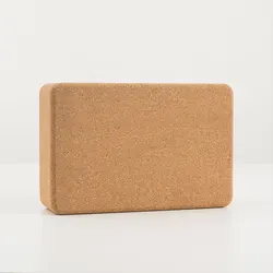 Прочный блок для йоги из пробки с принтом на заказ