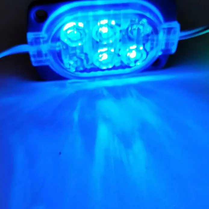 Hot Sale RGB Flash 6 LED Emergency Strobe Module Lights Waterproof Flashing Lights For Truck Car Vehicle LED Warning lights