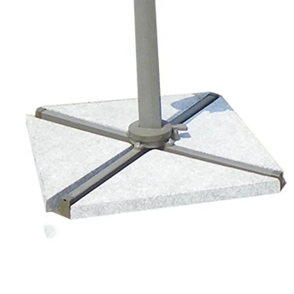 3x3M Square Shape Outdoor Furniture With Stand Patio Parasol Beach Roma Cantilever Hanging Umbrella  Sun Umbrella