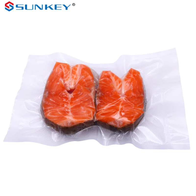 Plastic Vacuum bag embossed vacuum compression bag custom food grade vacuum sealer storage bags for food