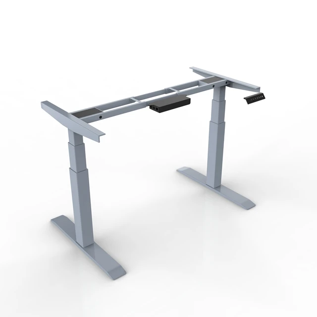 
Dual motors three sections 640-1290mm electric height adjustable sit standing up desk 