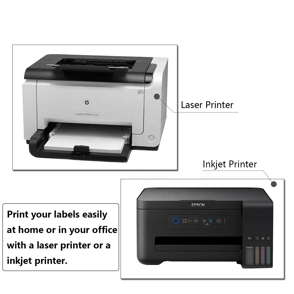Best Strong  Sticker Label Shipping Address Labels Letter Size Inkjet Laser Labels