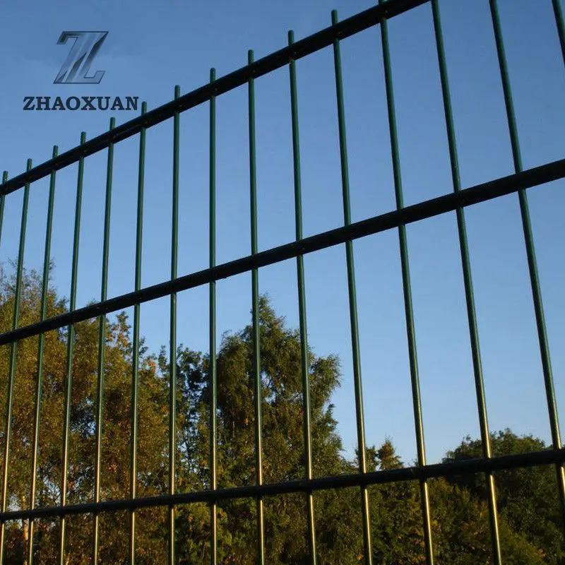 Factory Supply Galvanized Powder Coated 8/6/8 6/5/6 Double Rod Mat Fence Panels For Sale